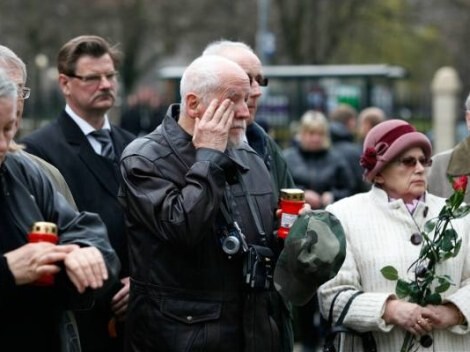 Poznan memorial candles