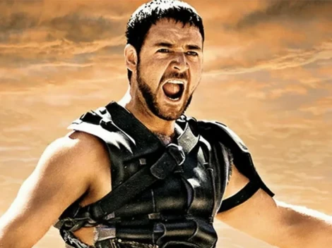 Russell Crowe training