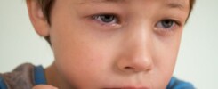 boy crying talent show